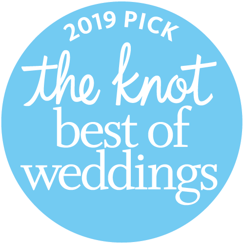 2019 Pick The Knot Best of Weddings Awarded Best of Weddings by The Knot for 2019